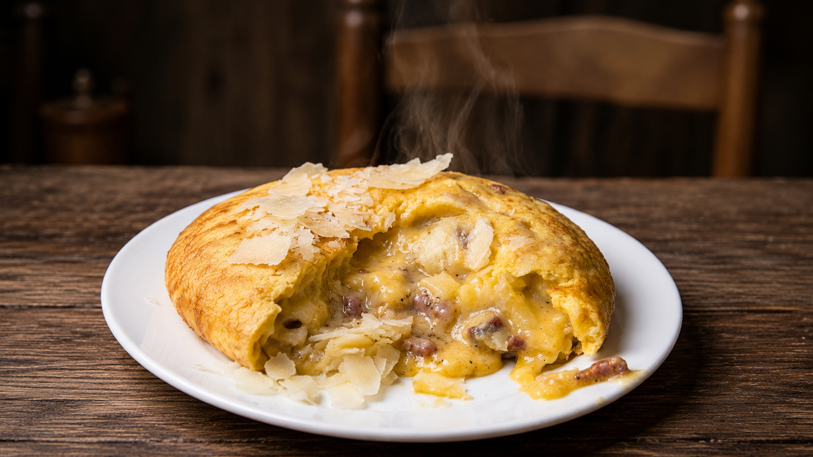 Tortilla carbonara